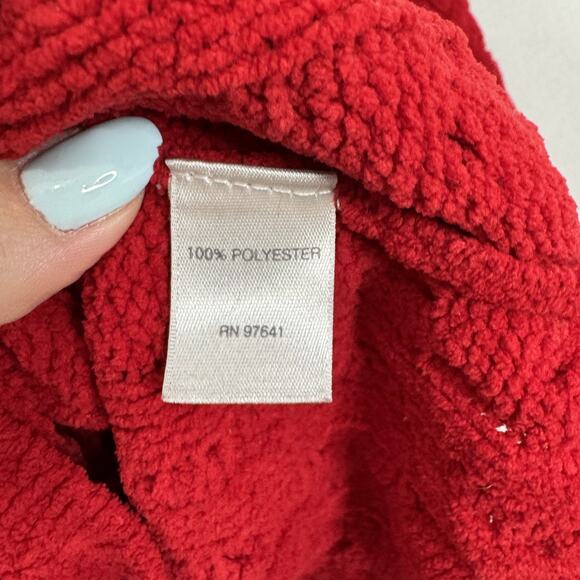 J Jill Sweater Womens Extra Small Red Cable Knit Soft Cozy Holiday Christmas - Picture 11 of 12